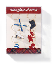 Load image into Gallery viewer, Winter Icons Wine Charms, Set of 6
