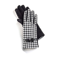 Load image into Gallery viewer, Black &amp; White Texting Gloves with Bow, 2 Styles
