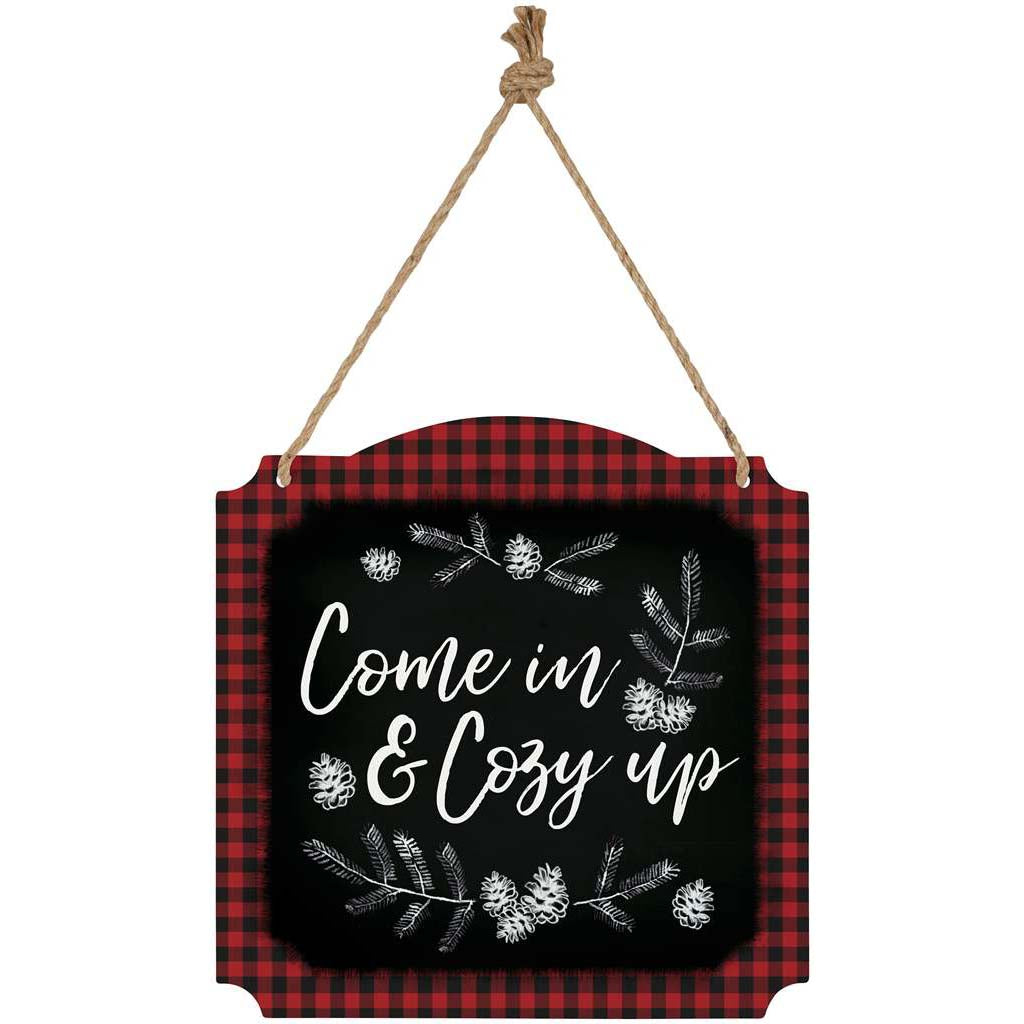 Metal Wall Sign, Come In & Cozy Up
