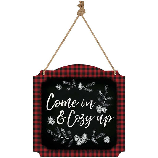 Metal Wall Sign, Come In & Cozy Up