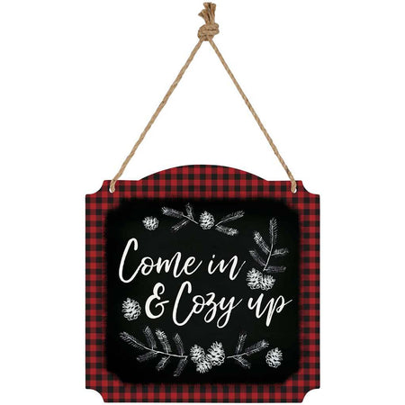 Metal Wall Sign, Come In & Cozy Up