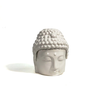 Buddha Head Porcelain Mug with Lid, 8oz