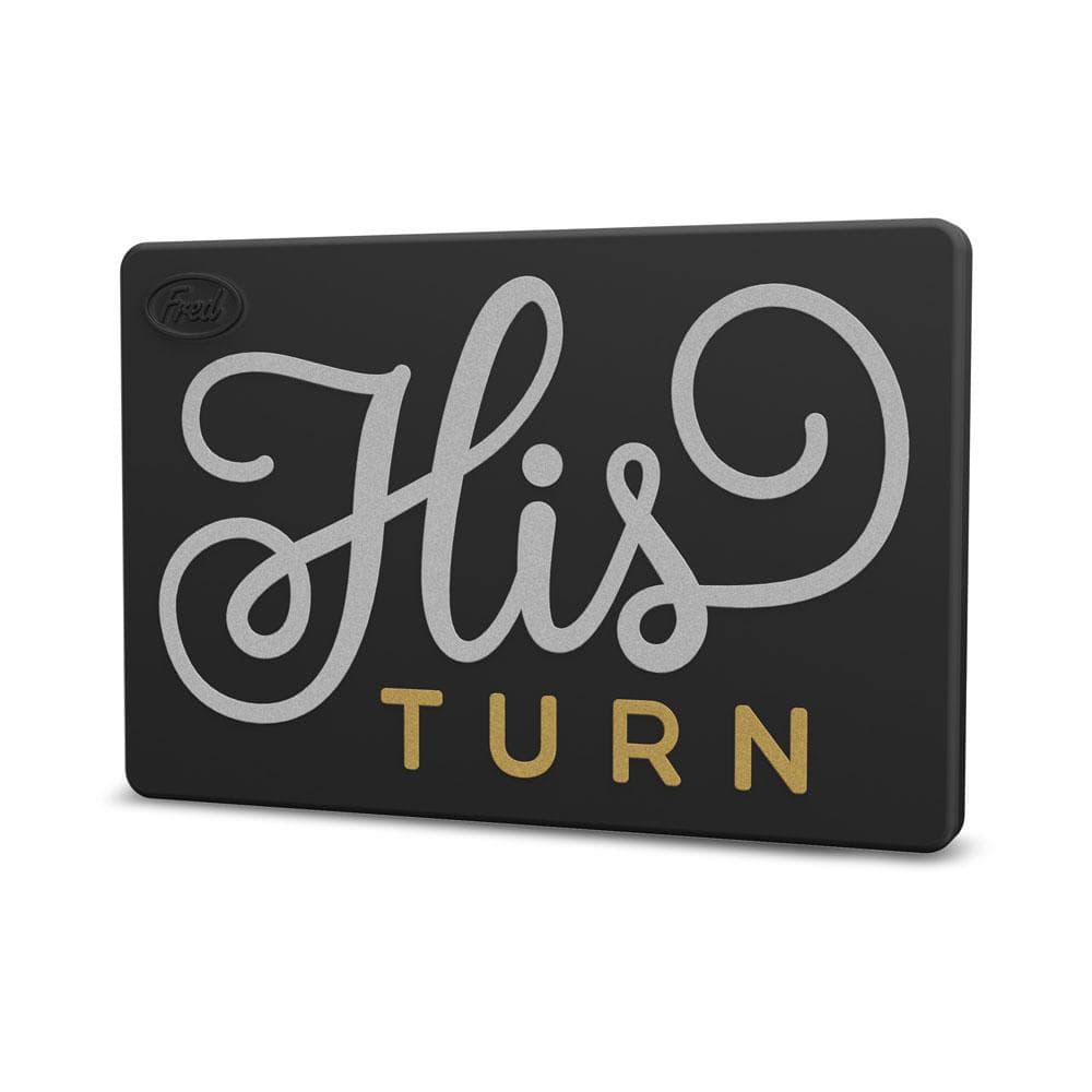 His/Her Turn Dishwasher Sign