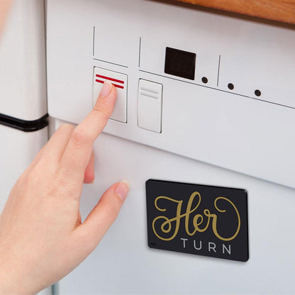His/Her Turn Dishwasher Sign