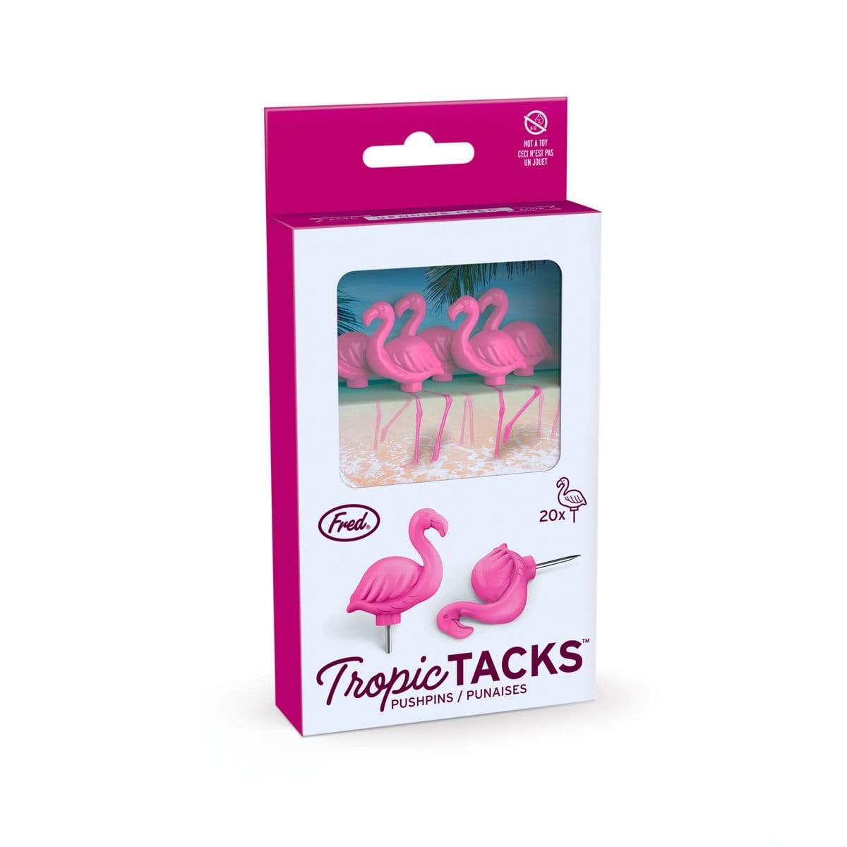 Tropic Tacks Flamingo Pushpins