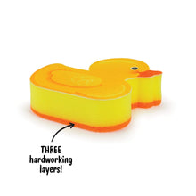 Load image into Gallery viewer, Scrub A Duck Kitchen Sponge
