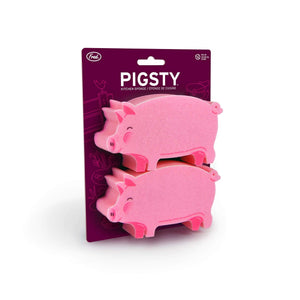 Pig Sty Kitchen Sponges, Set of 2