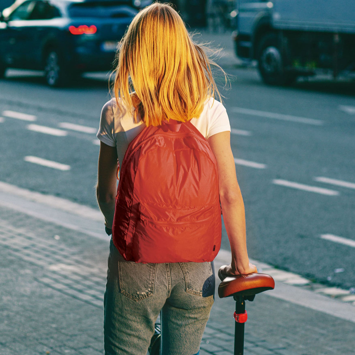 Nomad Foldable Backpack, Heart