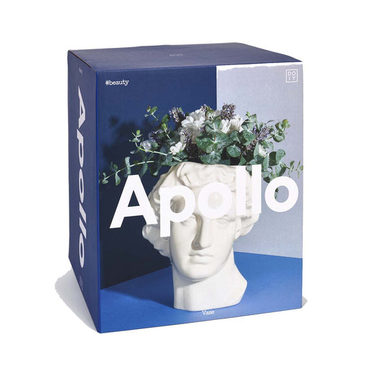 Pot, 6in, Ceramic, Apollo Greek God