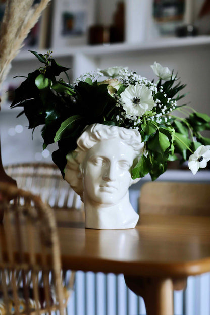 Pot, 6in, Ceramic, Apollo Greek God