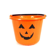 Load image into Gallery viewer, Halloween Jack O&#39;Lantern Candy Pail, 9in
