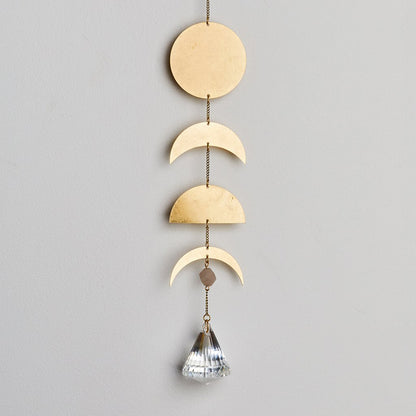 Moon Phase & Moonstone Suncatcher