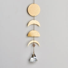 Load image into Gallery viewer, Moon Phase &amp; Moonstone Suncatcher
