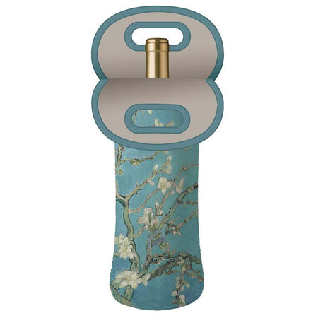 RainCaper Single Wine Tote, vGogh Almond Blossom