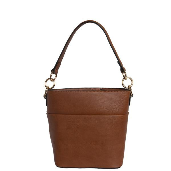 Sophia Crossbody Tote Bag, Camel
