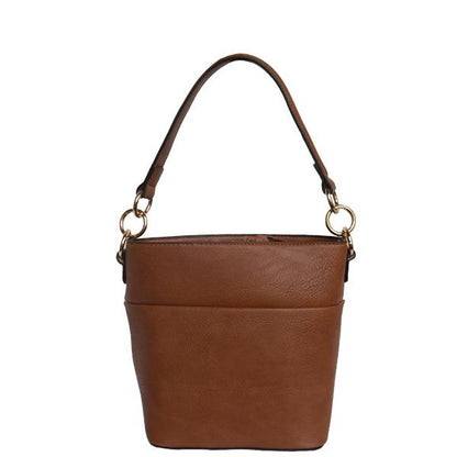 Sophia Crossbody Tote Bag, Camel