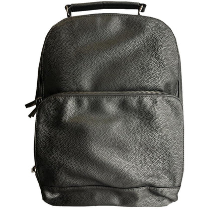 Men's Backpack, Pebbled Black