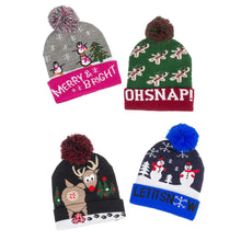 Load image into Gallery viewer, Funny Knit Christmas Toque with Pom Pom, 4 Styles
