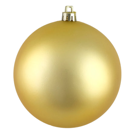 Ball Ornament, Matte Gold, 90mm