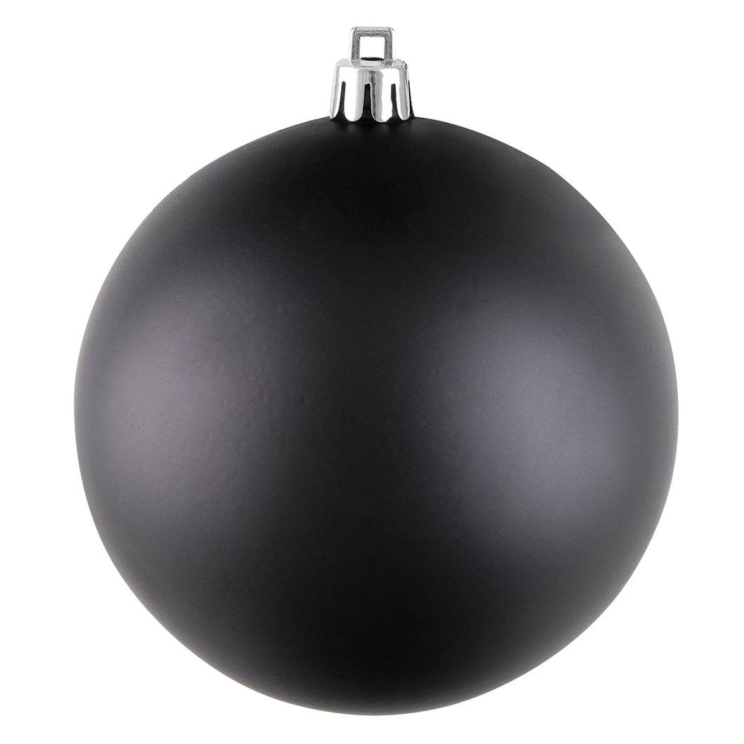 Ball Ornament, Matte Black, 90mm