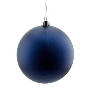 Ball Ornament, Matte Navy Blue, 90mm