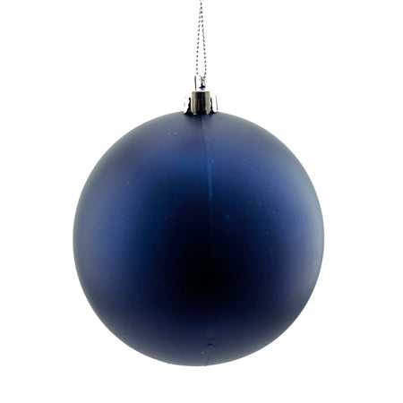 Ball Ornament, Matte Navy Blue, 90mm