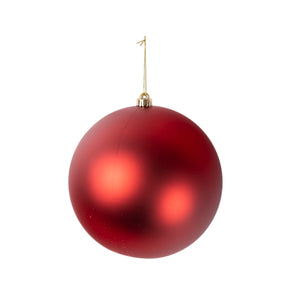 Ball Ornament, Matte Red, 200mm