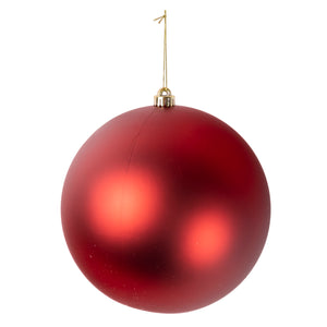 Ball Ornament, Matte Red, 250mm