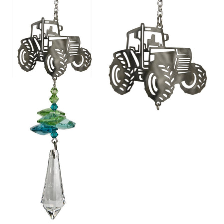 Crystal Fantasy Suncatcher, Tractor, 4.5in