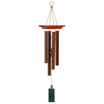 Jasper Wind Chime, Green, 19in