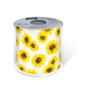 Designer Toilet Paper, Sunflower Garden, 1 Roll