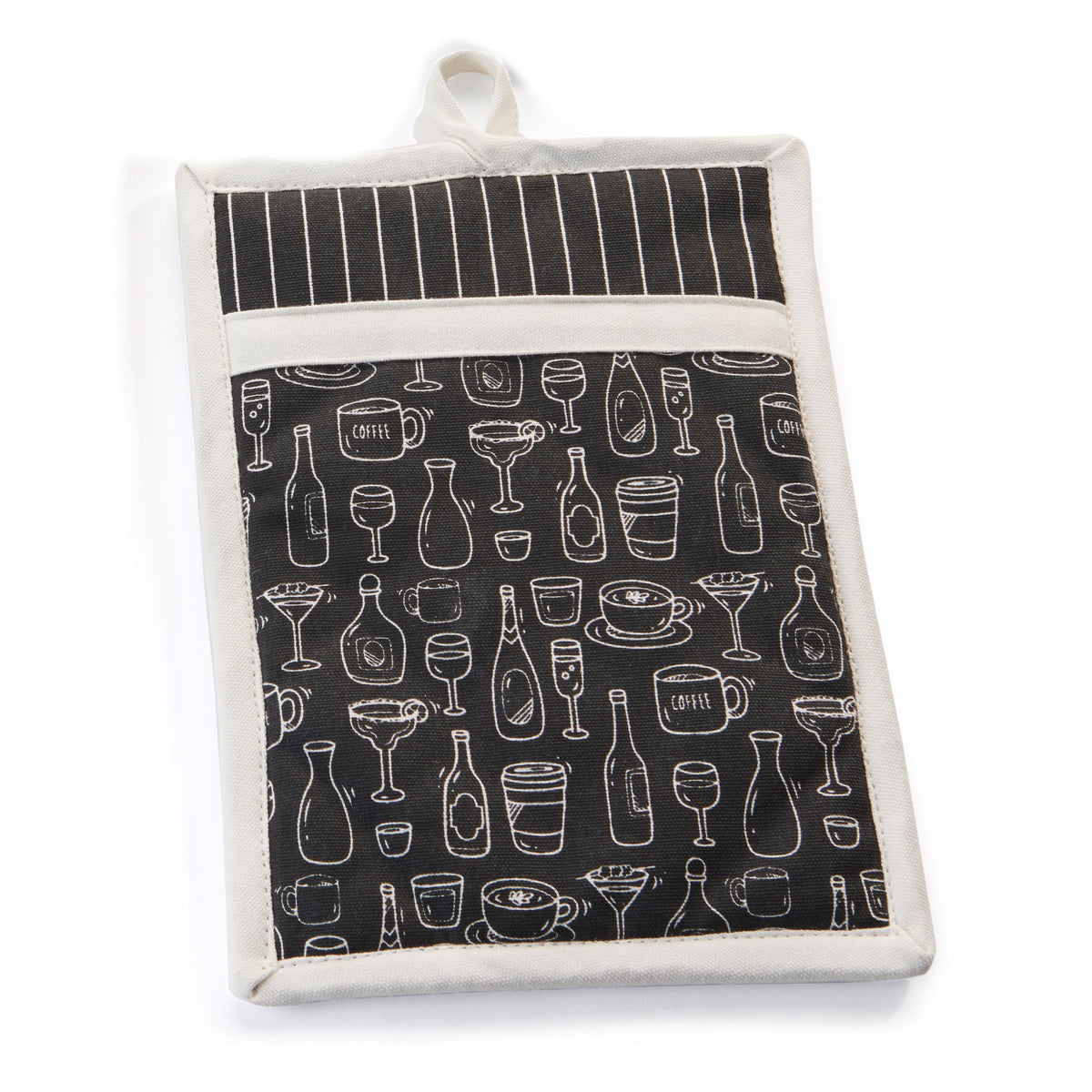 Coffee Until Cocktails Cotton Pot Holder