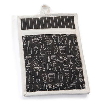Coffee Until Cocktails Cotton Pot Holder