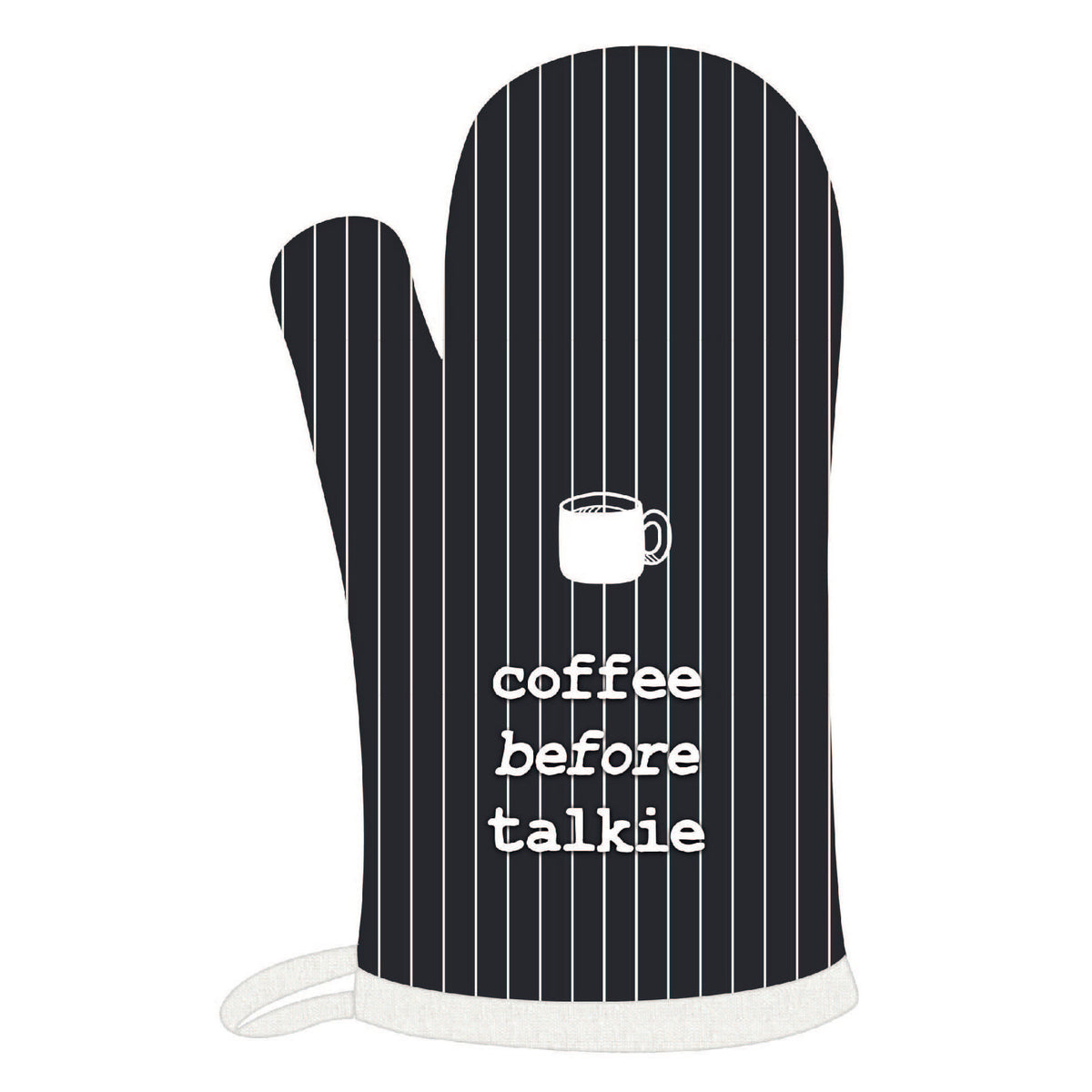 Coffee Before Talkie Cotton Oven Mitt