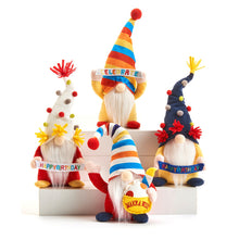 Load image into Gallery viewer, Birthday Wishes Gnome Plush Gnomies, 4 Styles
