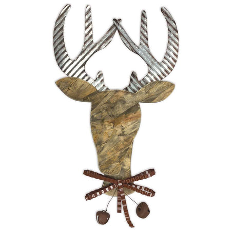 Metal Reindeer Wall Decor, 21in