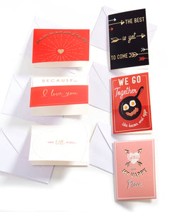 Valentine's Day Card, Cards of Love, 6 Styles