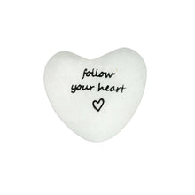 Load image into Gallery viewer, Marble Heart Token, White

