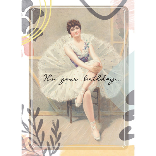 Birthday Card, Footloose and Fancy-Free