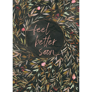Get Well Card, Halo of Leaves