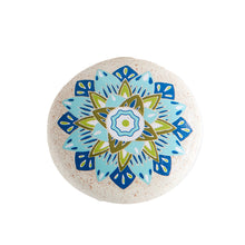 Load image into Gallery viewer, Blue &amp; Green Mandala Stone Token, 4 Styles
