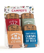 Load image into Gallery viewer, Camp Life Neoprene Beer Cozy, 4 Styles
