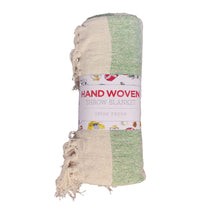 Load image into Gallery viewer, Handwoven Striped Throw Blanket, 4 Styles
