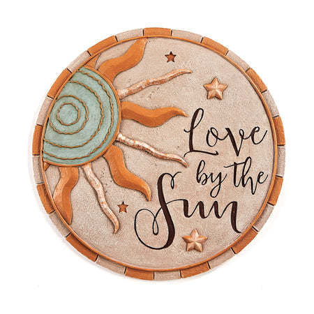 Polyresin Sun/Moon Stepping Stone, 2 Styles