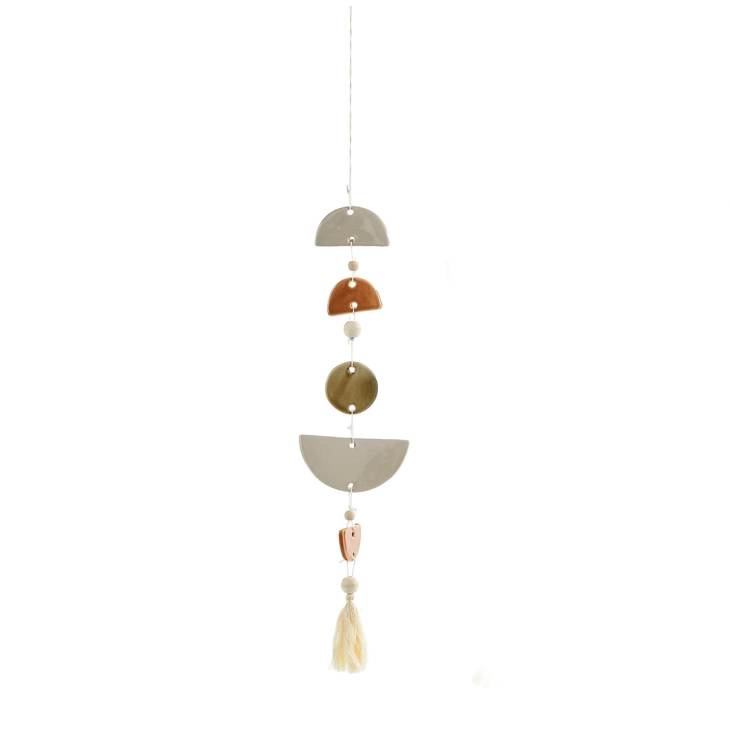 Geometric Desert Hanging Ceramic Decor, 4 Styles