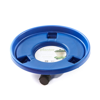 Planter Caddy, Plastic, Rolling, Bright Colors