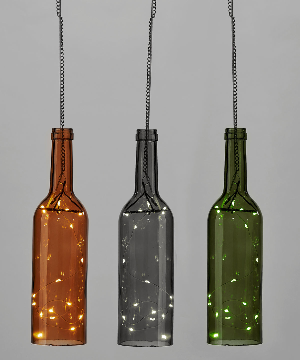 Hanging Bottle Solar Light, 3 Styles