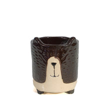 Load image into Gallery viewer, Pot, 2.5in, Ceramic, Forest Cabin Animal, 3 Styles
