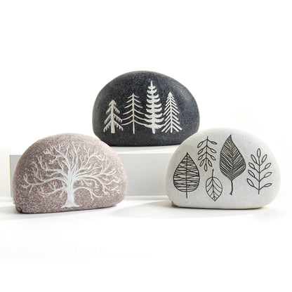 Nordic Summer Carved Stone-Look Key Hider