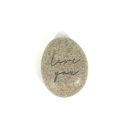 Nordic Life Stone Token with Sentiment, 7 Styles